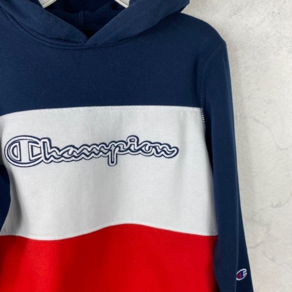 [Champion] Boys Colorblock Hoodie - Picture 2 of 3